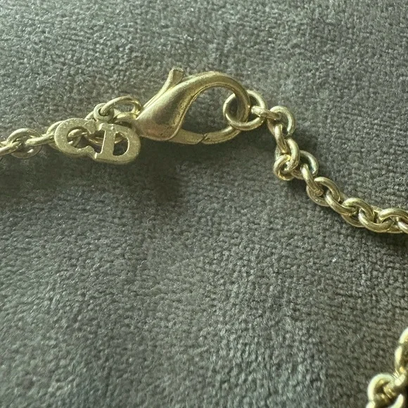 DIOR Gold Necklace with Pendant